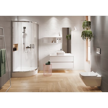 Cabina de dus Cersanit ZIP, S154-002, Clean Pro, sticla temperata transparenta, 5 mm, 90x90x190 cm, profil Crom Cabina de dus Cersanit ZIP, S154-002, Clean Pro, sticla temperata transparenta, 5 mm, 90x90x190 cm, profil Crom