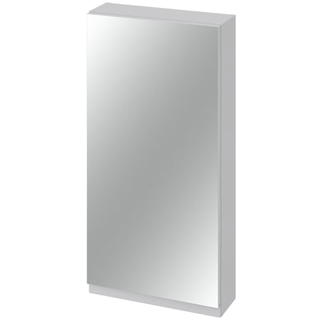 Fürdőszoba szekrény tükörrel Cersanit Moduo, S590-033-DSM, 3 polc, lassan záródó, 80x40x14,1 cm, Szürke