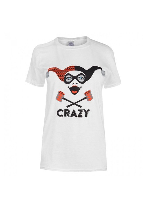 Мъжка памучна тениска Character DC Original, Бял, XL EU