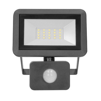Proiector ORNO BULLED S OR-NL-6136BLR4, 20W, LED SMD, senzor de miscare 120°, 1600lm, IP44, 4000K, aluminiu, negru Proiector ORNO BULLED S OR-NL-6136BLR4, 20W, LED SMD, senzor de miscare 120°, 1600lm, IP44, 4000K, aluminiu, negru