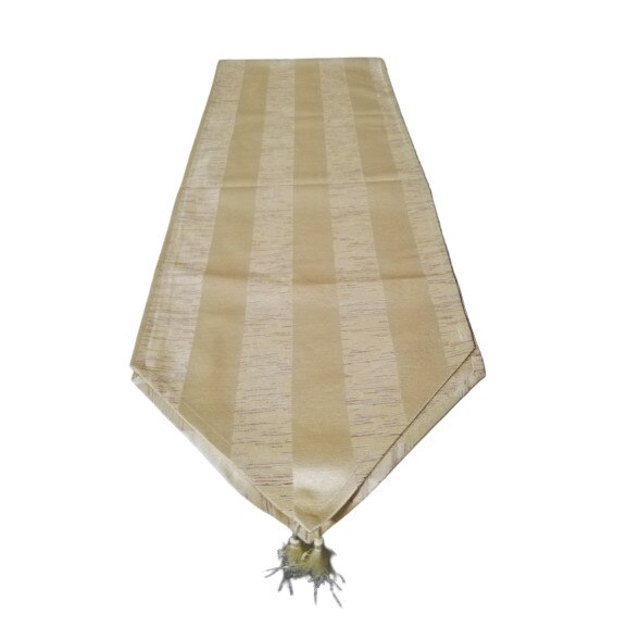 Fata de masa aurie, 100% poliester, 30 x 180 cm