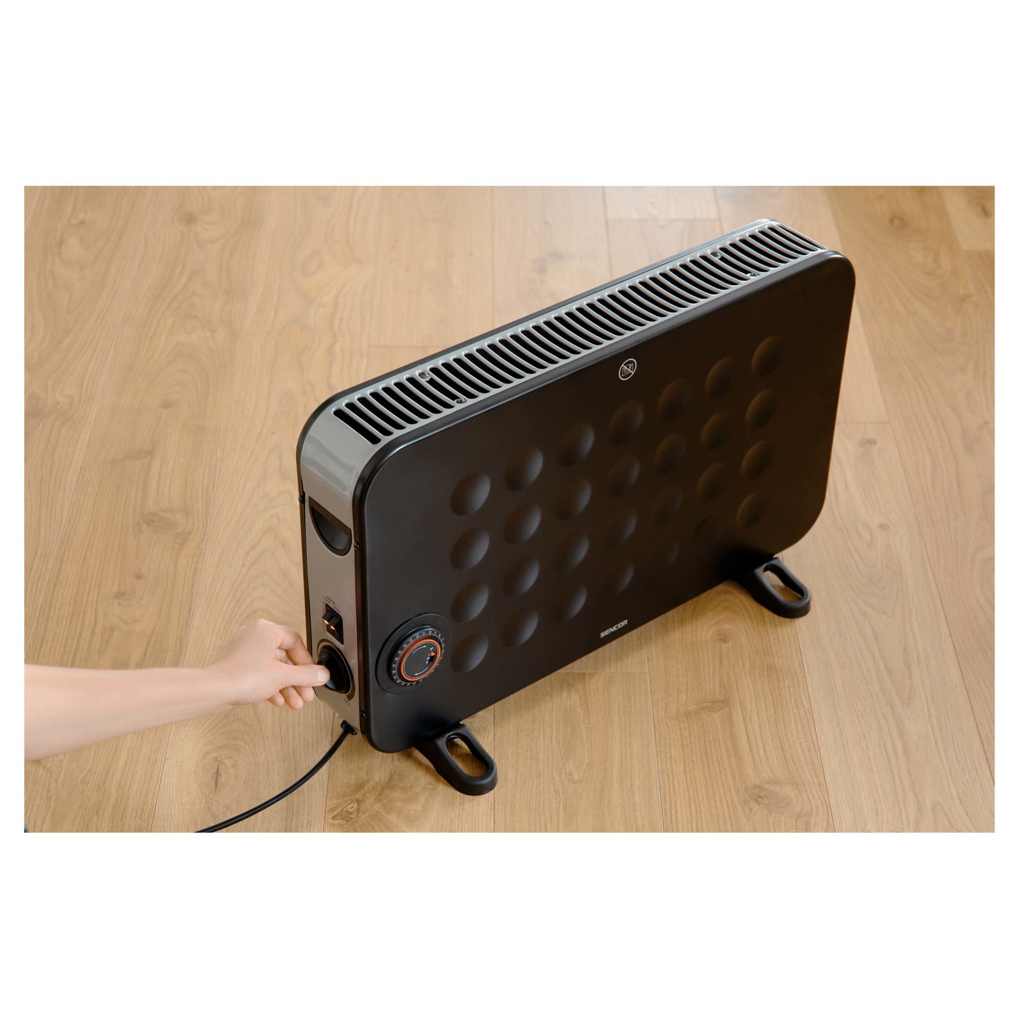 Convector electric, Sencor, 2000W, Negru - eMAG.ro