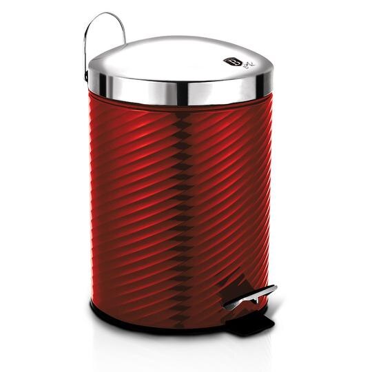 Cos de gunoi din inox, 5 litri, Berlinger Haus BH 6421,Burgundy