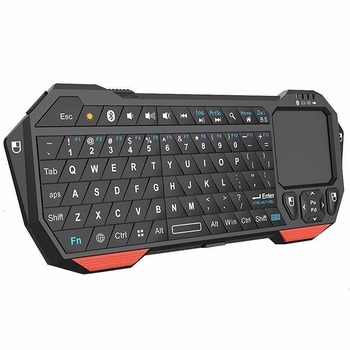 Tastatura Wireless Techstar®, Bluetooth, Scroll, TouchPad, Controller, Mouse, Iluminata Tastatura Wireless Techstar®, Bluetooth, Scroll, TouchPad, Controller, Mouse, Iluminata