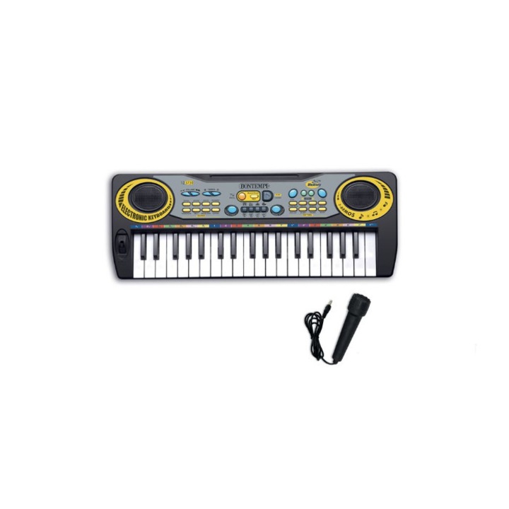 Orga cu 37 de clape, microfon, functie inregistrare-redare, 55x6x16 cm