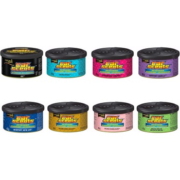 Set 8 bucati Odorizant auto California Scents, 8 parfumuri diferite Set 8 bucati Odorizant auto California Scents, 8 parfumuri diferite