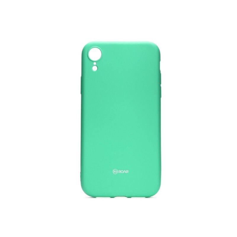 Husa Spate Roar Colorful Jelly iPhone Xr , Silicon, Verde Mint