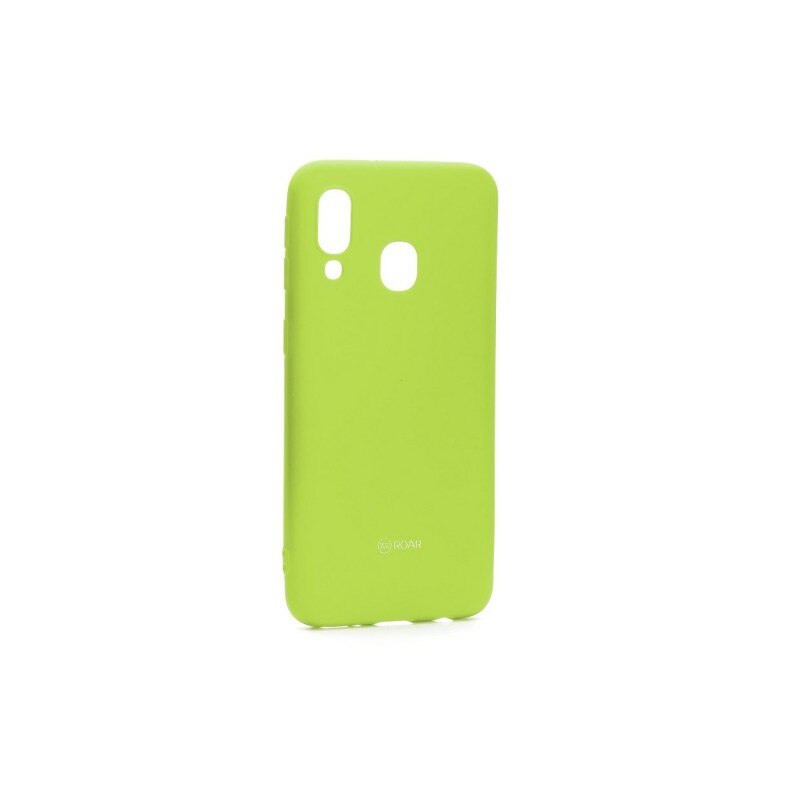 Husa Spate Roar Colorful Jelly Samsung Galaxy A40 ,verde Lime