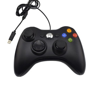 Gamepad, Controler pentru Xbox 360 FOXMAG24®, PC, cablu 2,5 m, Negru Gamepad, Controler pentru Xbox 360 FOXMAG24®, PC, cablu 2,5 m, Negru