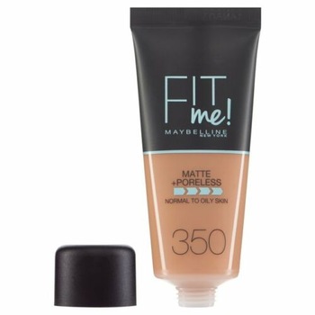 Fond de ten Maybelline New York Fit Me Matte & Poreless 350 Caramel, 30 ml Fond de ten Maybelline New York Fit Me Matte & Poreless 350 Caramel, 30 ml
