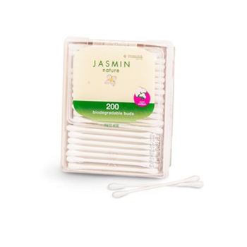 Betisoare de urechi biodegradabile din bumbac 200 buc Jasmin Betisoare de urechi biodegradabile din bumbac 200 buc Jasmin