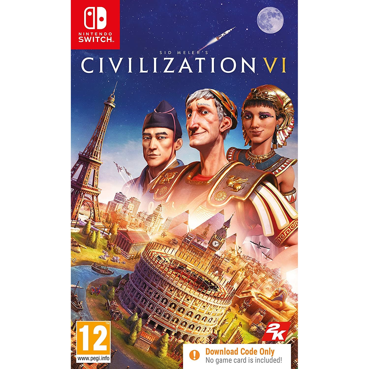 Joc Sid Meier's Civilization VI Code in Box pentru Nintendo Switch