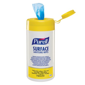 Servetele dezinfectante PURELL Surface R2U, 95104-06, pentru suprafete, 200 buc/cutie Servetele dezinfectante PURELL Surface R2U, 95104-06, pentru suprafete, 200 buc/cutie