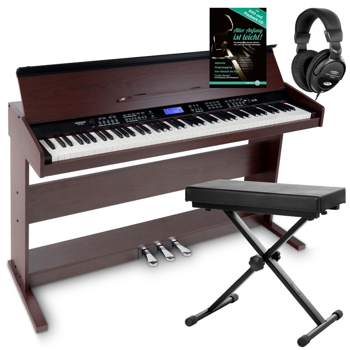 FunKey DP-88 II RW Premium digitális zongora szett, székkel és fejhallgatóval