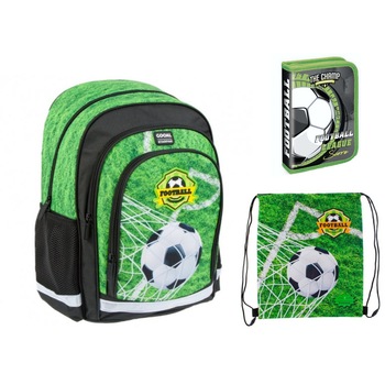 Set scoala Football - Ghiozdan scolar, Penar Echipat , Sac incaltaminte Set scoala Football - Ghiozdan scolar, Penar Echipat , Sac incaltaminte
