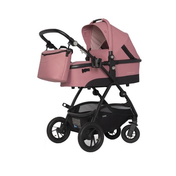 Carucior multifunctional Easy Go Optimo AIR 3 in 1 omologat pana la 22 kg, Rose Carucior multifunctional Easy Go Optimo AIR 3 in 1 omologat pana la 22 kg, Rose