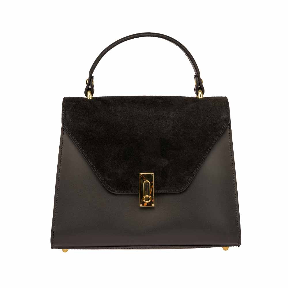 Poseta dama,piele,Toro Nero,Shak black