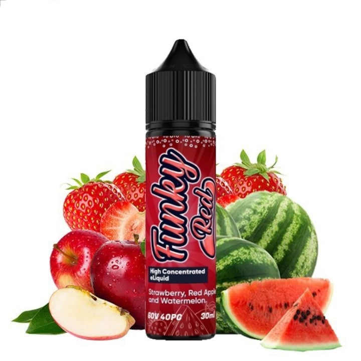 Lichid Tigara Electronica Smokemania - Funky Red, 30ml, 0mg/ml