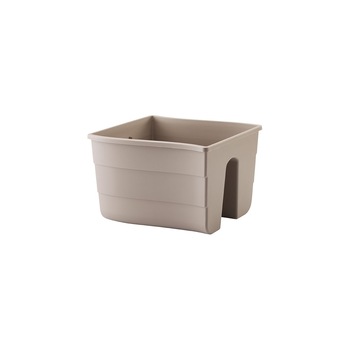 Ghiveci pentru balustrada, dimensiune 30x28,5 cm, bej inchis Ghiveci pentru balustrada, dimensiune 30x28,5 cm, bej inchis