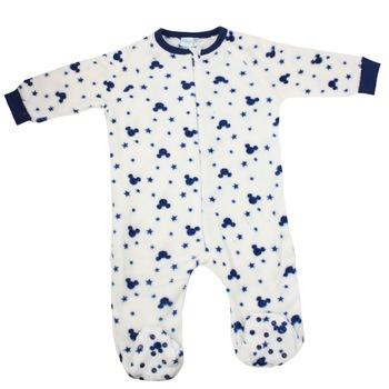 Salopeta plus, Mickey, crem cu stelute 74 cm Salopeta plus, Mickey, crem cu stelute 74 cm