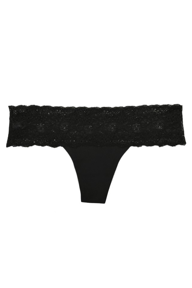 Chiloti cu bordura Evelin, Negru