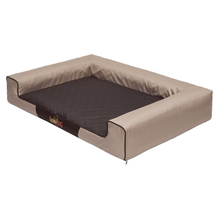 Culcus pentru animale, Hobbydog, 2XL, Bej/maro