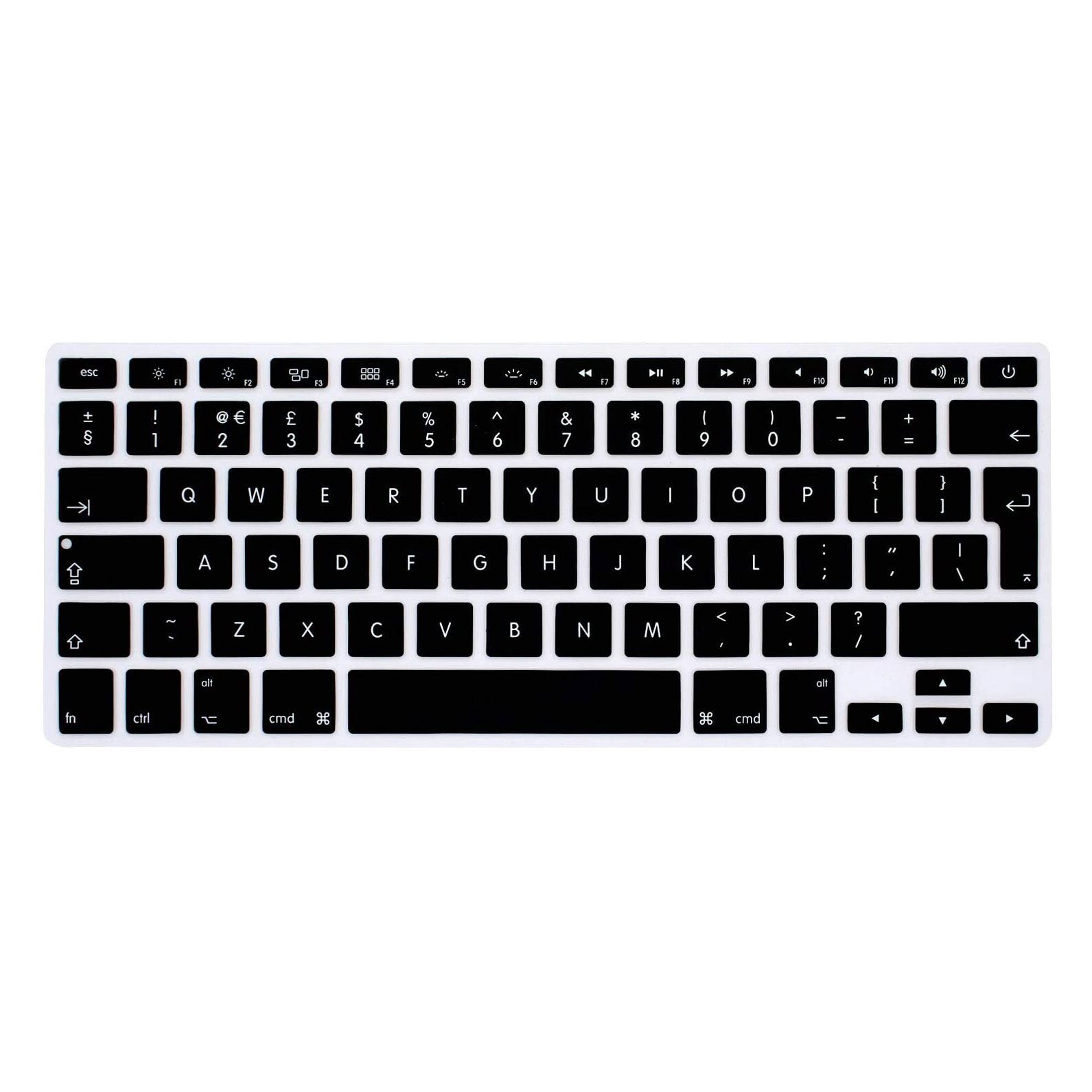 Protectie siliconica tastatura ultra thin pentru Macbook Pro, Air 2008 - 2015 Layout UK