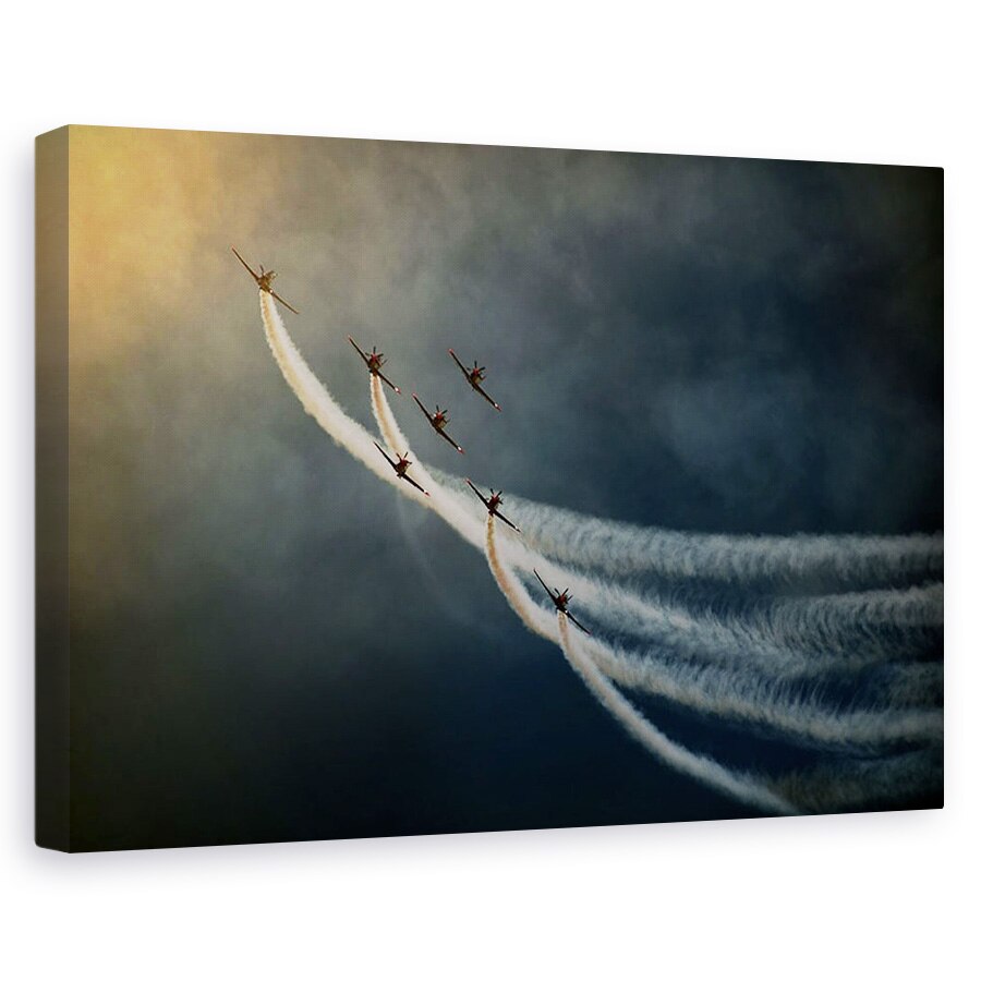 Tablou canvas - Spectacol Aerian, Fum, Sapte, Cer, 20 x 30 cm