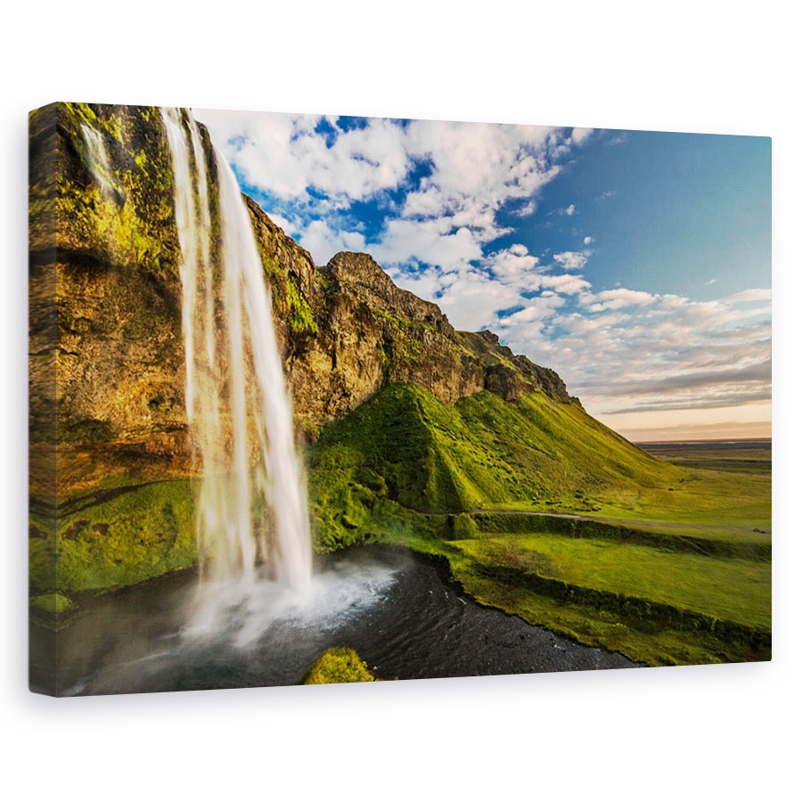 Tablou canvas - Seljalandsfoss, Cascada, Islanda, Apa, Peisaj, Flux, 60 x 90 cm