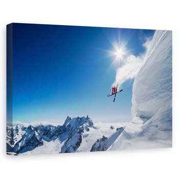 Tablou canvas - Mai Mare, Actiune, Sport, Schior, 60 x 90 cm Tablou canvas - Mai Mare, Actiune, Sport, Schior, 60 x 90 cm