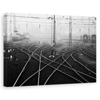 tablou canvas - pasager de noiembrie alb-negru piesa piese tren 20 x 30 cm imagen 22_0_
0