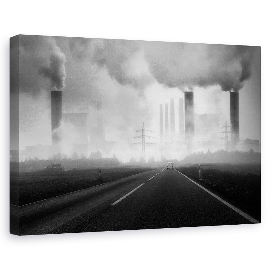 Tablou canvas - Calatorie Spre Casa, Stare De Spirit, Straniu, Silueta, Strada, Drum, 60 x 90 cm