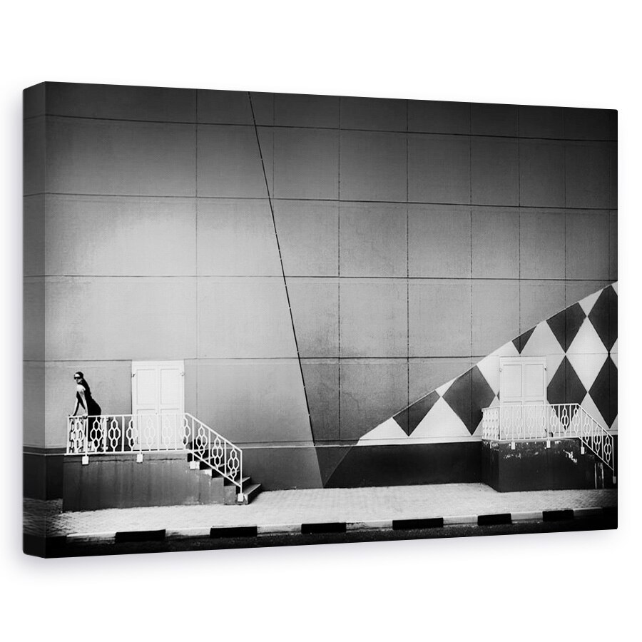 Tablou canvas - Usi, Model, Fata, Persoana, Strada, Dubai, 20 x 30 cm