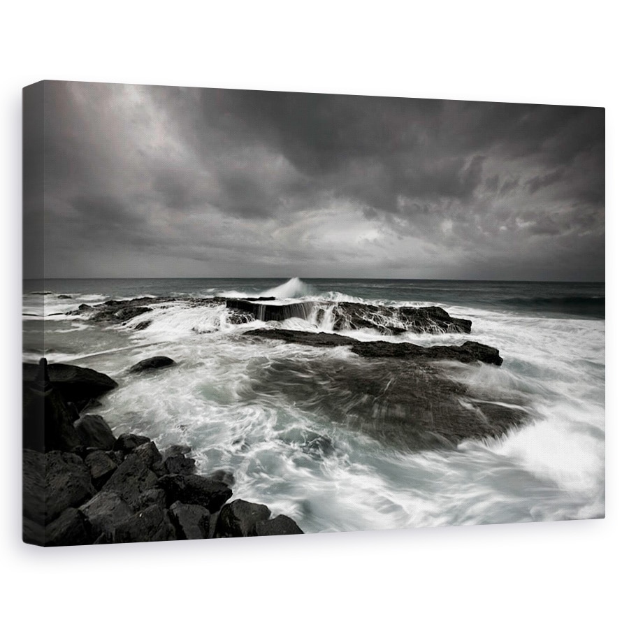 Tablou canvas - Dupa Furtuna, Surf, Stanca, Peisaj, Apa, 60 x 90 cm