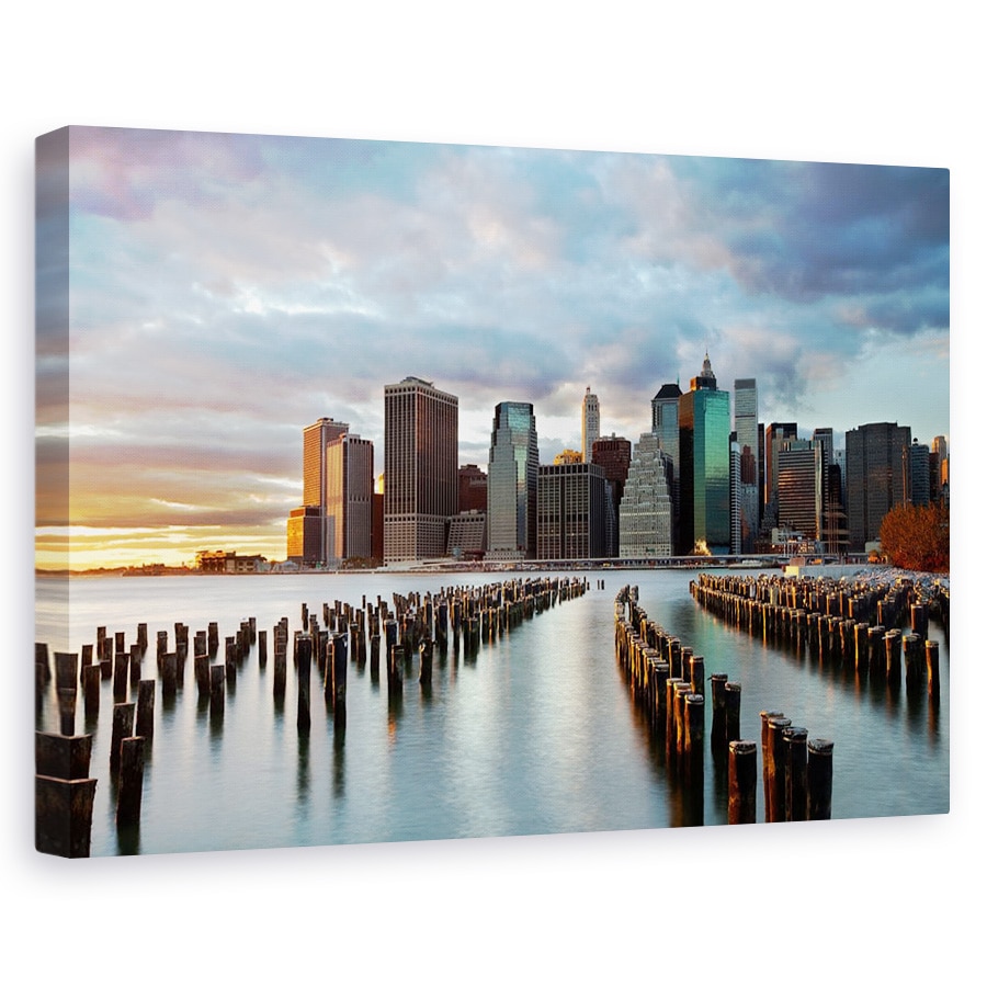 Tablou canvas - Nyc Skyline, New York, Poli, Rau, Apa, 40 x 60 cm