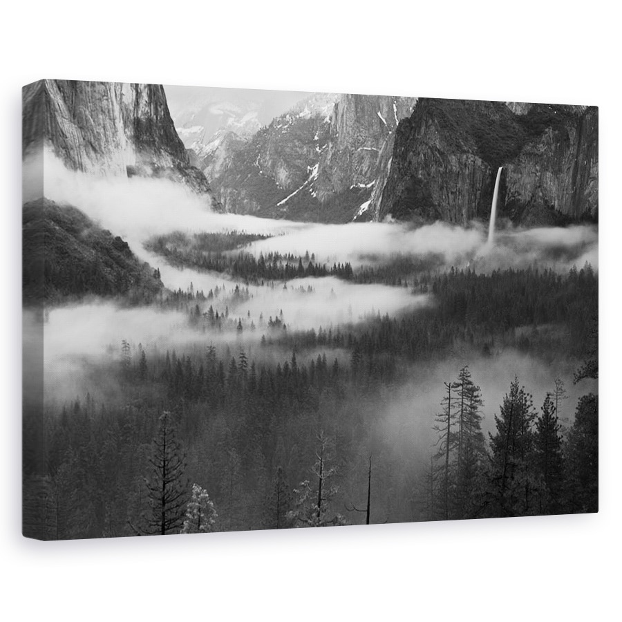 Tablou canvas - Ceata Plutind In Valea Yosemite, Peisaj, California, Statele Unite Ale Americii, 60 x 90 cm