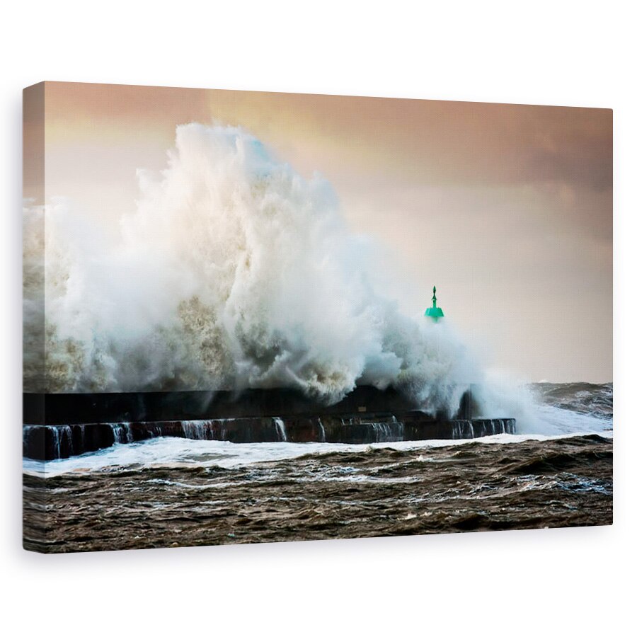 Tablou canvas - Zidul, Natura, Apa, Peisaj Marin, Val, 20 x 30 cm