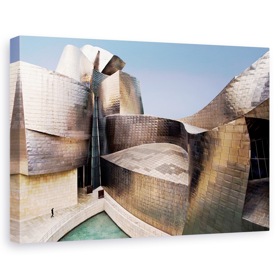 Tablou canvas - Ondulare, Arhitectura, Bibao, Spania, 40 x 60 cm