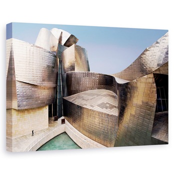 Tablou canvas - Ondulare, Arhitectura, Bibao, Spania, 40 x 60 cm Tablou canvas - Ondulare, Arhitectura, Bibao, Spania, 40 x 60 cm