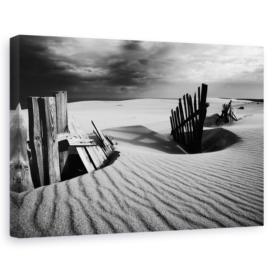 Tablou canvas - Confruntare, Gard, Nisip, Dune, Rusia, Kaliningrad, 60 x 90 cm