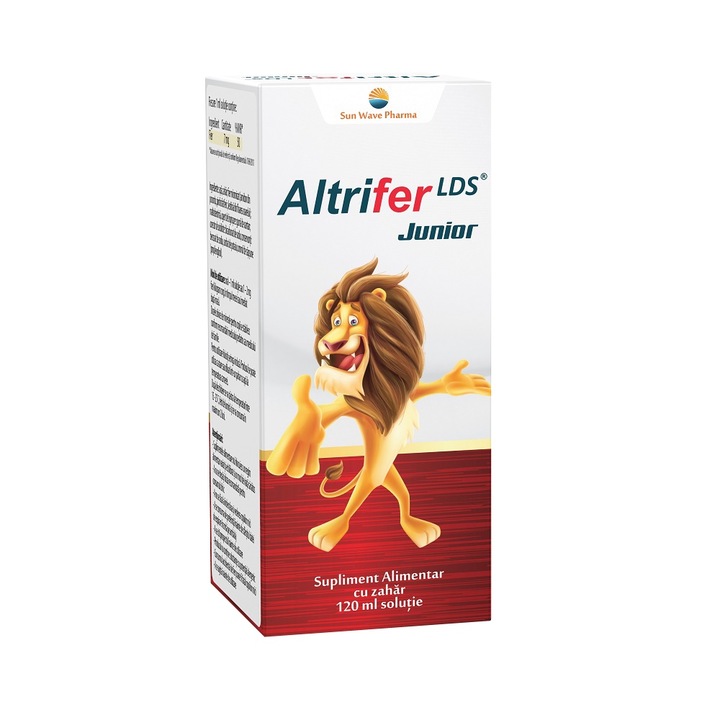 Altrifer LDS Junior Solutie, pe baza de fier, 120 ml, Sun Wave Pharma