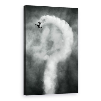 Tablou canvas - Intrebari Despre Aceasta Manevra, Avion, Accident, Looping, Intrebare, 40 x 60 cm Tablou canvas - Intrebari Despre Aceasta Manevra, Avion, Accident, Looping, Intrebare, 40 x 60 cm