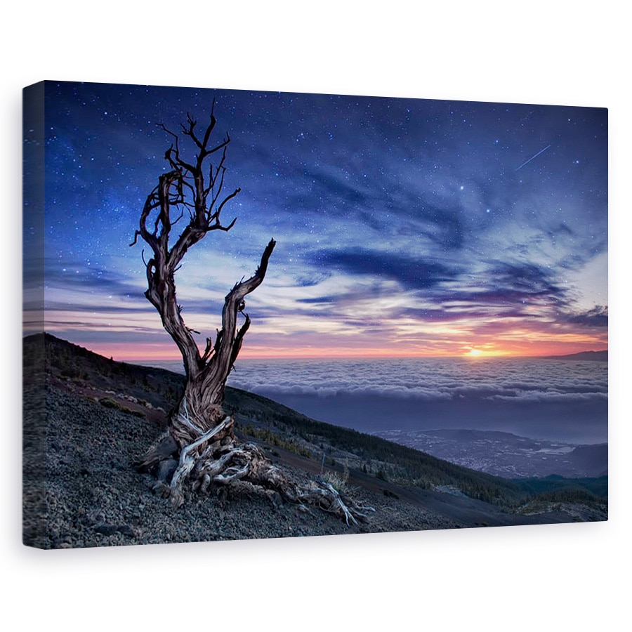 Tablou canvas - Dincolo De Cer, Peisaj, Panorama, Cetos, Apus De Soare, 20 x 30 cm