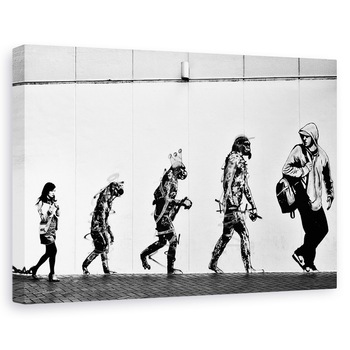 Tablou canvas - Evolutie, Shibuya, Tokyo, Japonia, Alb-Negru, 40 x 60 cm Tablou canvas - Evolutie, Shibuya, Tokyo, Japonia, Alb-Negru, 40 x 60 cm