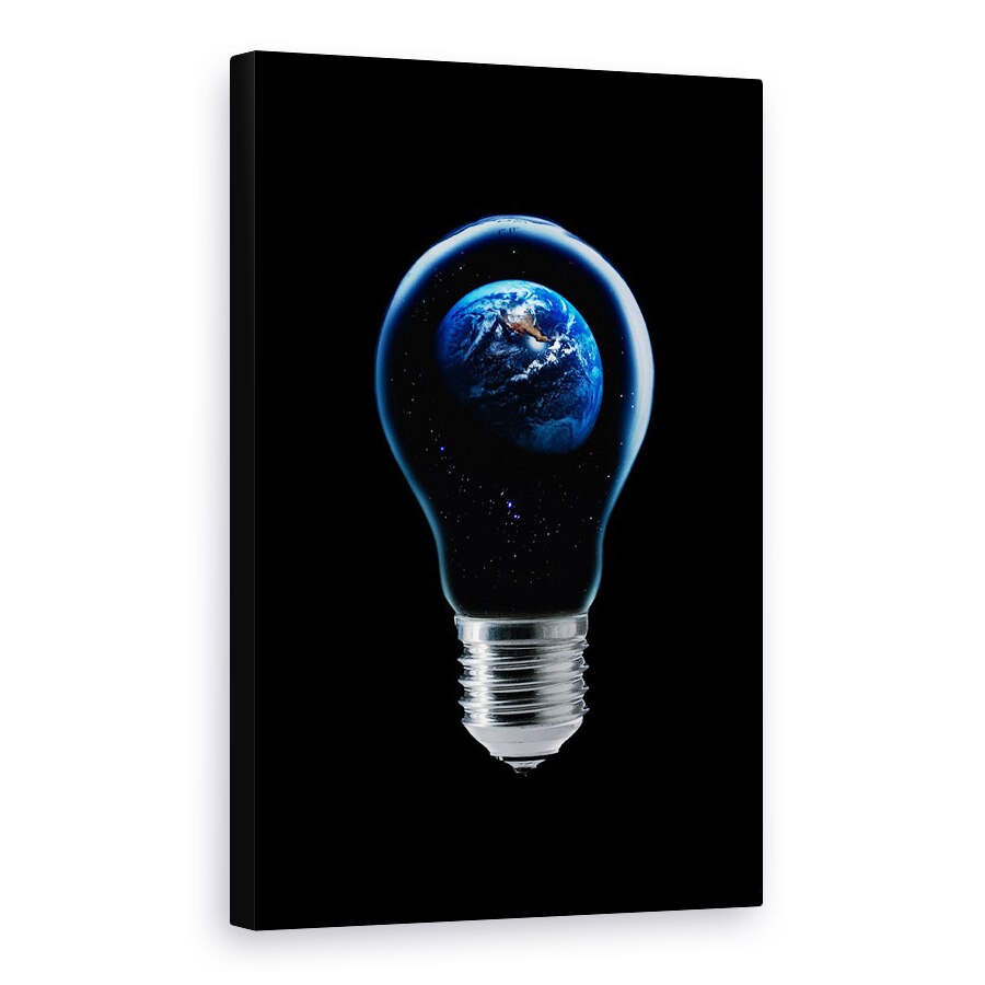 Tablou canvas - Cele 4 Elemente IV, Pamant, Planeta, Global, 60 x 90 cm