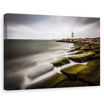 Tablou canvas - Farul Ijmuiden, Olanda, Turn, Arhitectura, 20 x 30 cm Tablou canvas - Farul Ijmuiden, Olanda, Turn, Arhitectura, 20 x 30 cm