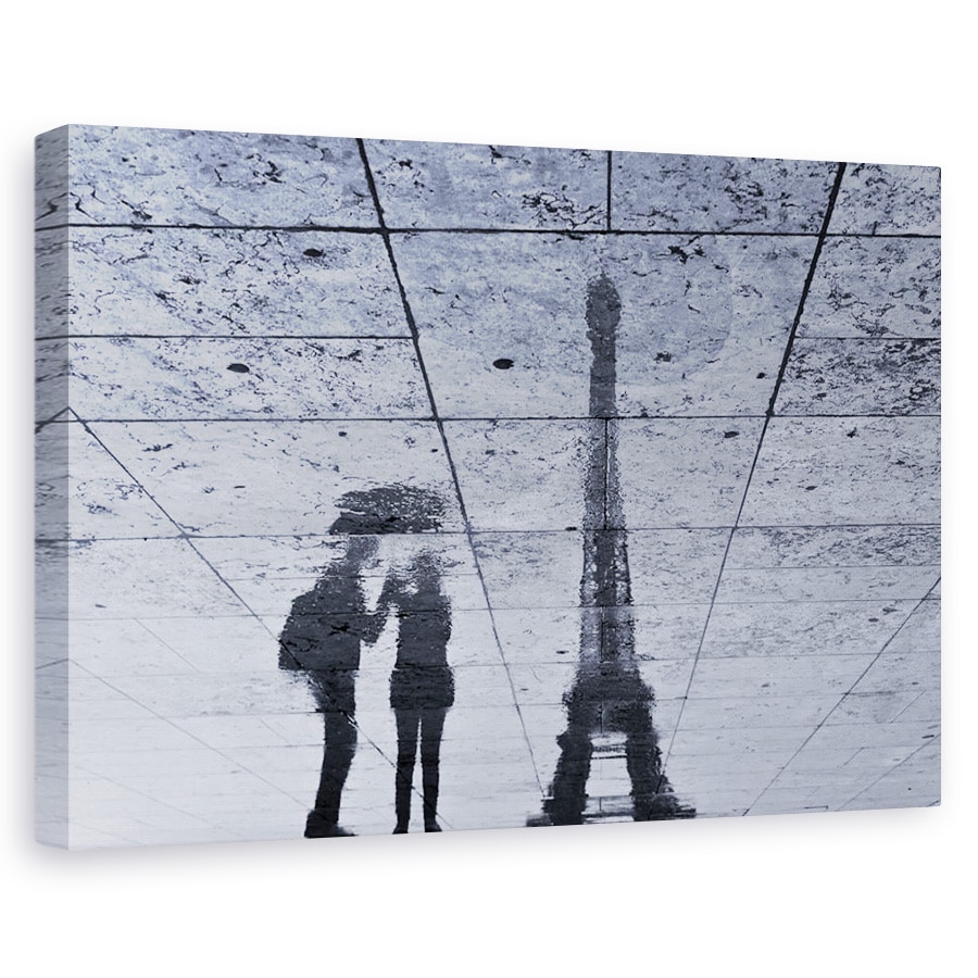 Tablou canvas - Ploaie In Paris, Turnul Eiffel, Calatorie, Arhitectura, 40 x 60 cm