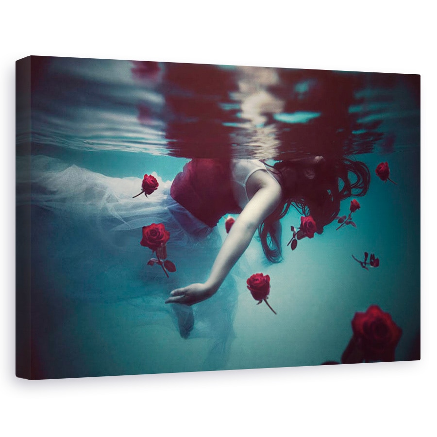 Tablou canvas - Limbo, Dragoste, Romantism, Valentine, Trandafir, 20 x 30 cm