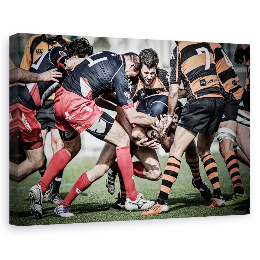 Tablou canvas - Lovitura, Rugby, Blocat, Abelles, Valencia, 40 x 60 cm