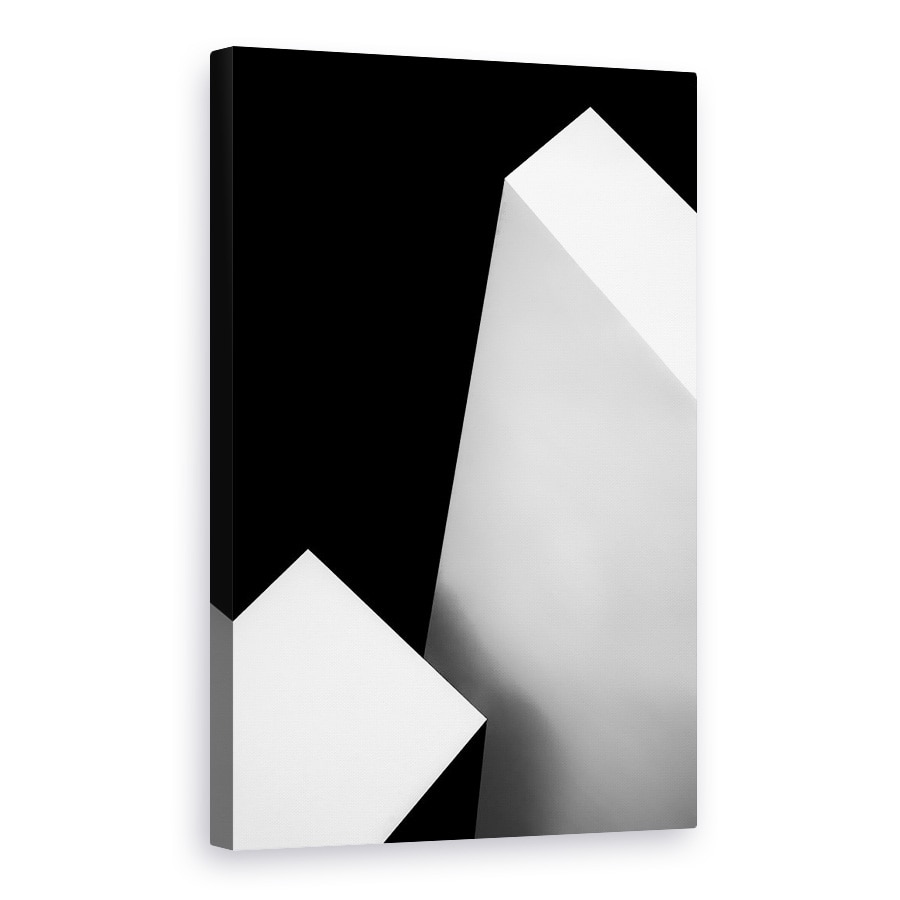 Tablou canvas - Nero Bianco, Alb, Contrast, Blocuri, 20 x 30 cm